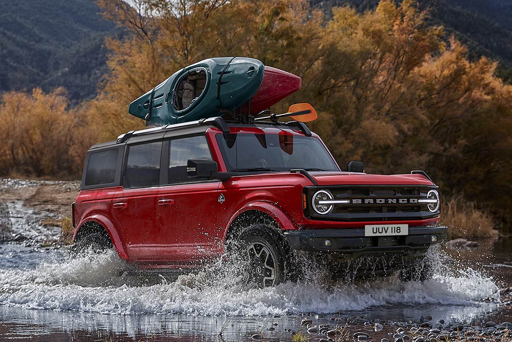 Ford Bronco interior design